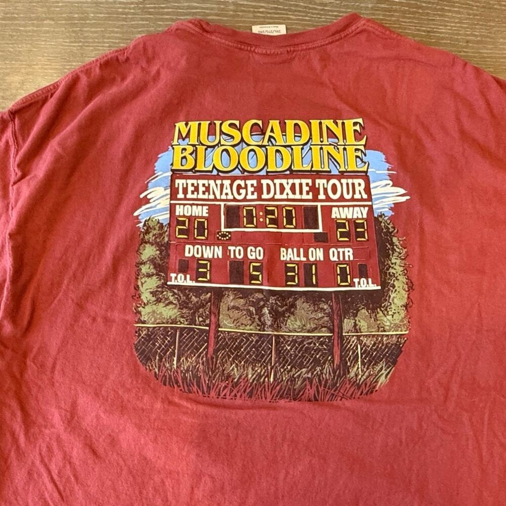 Muscadine Bloodline Teenage Dixie Tour Tee T-Shirt Unisex XXL 2XL